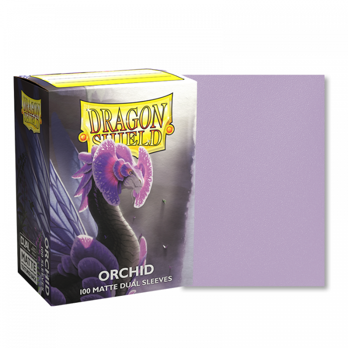 Dragon Shield Standard 100 Matte Dual Sleeves Orchid