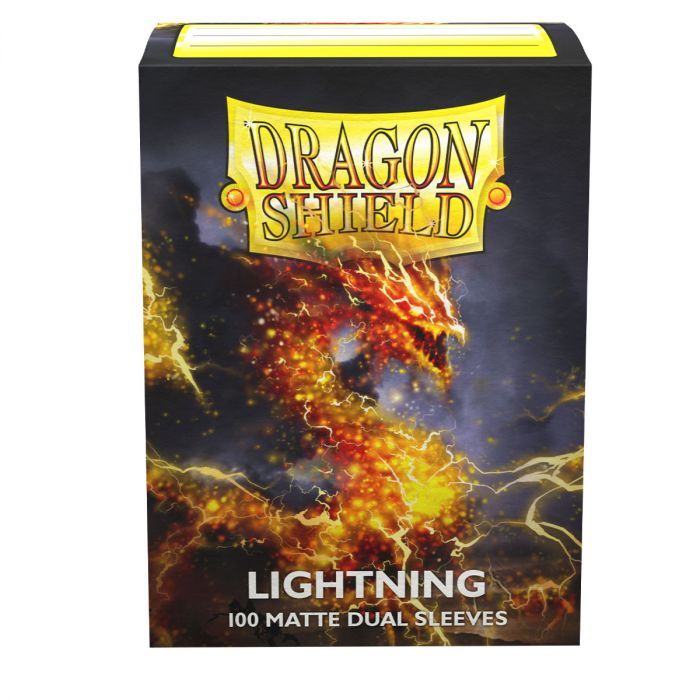 Dragon Shield Standard 100 Matte Dual Sleeves Lightning