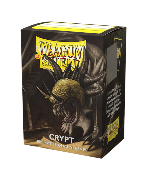 Dragon Shield Standard 100 Matte Dual Sleeves Crypt