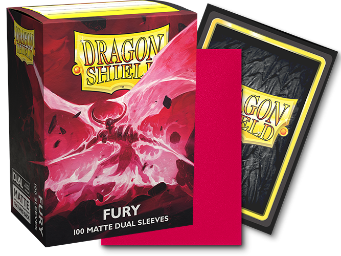 Dragon Shield Standard 100 Matte Dual Sleeves Fury