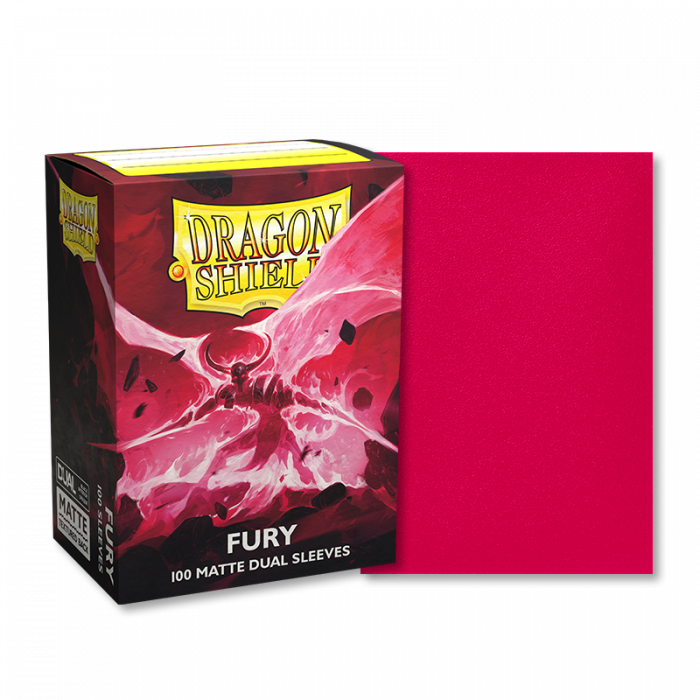 Dragon Shield Standard 100 Matte Dual Sleeves Fury