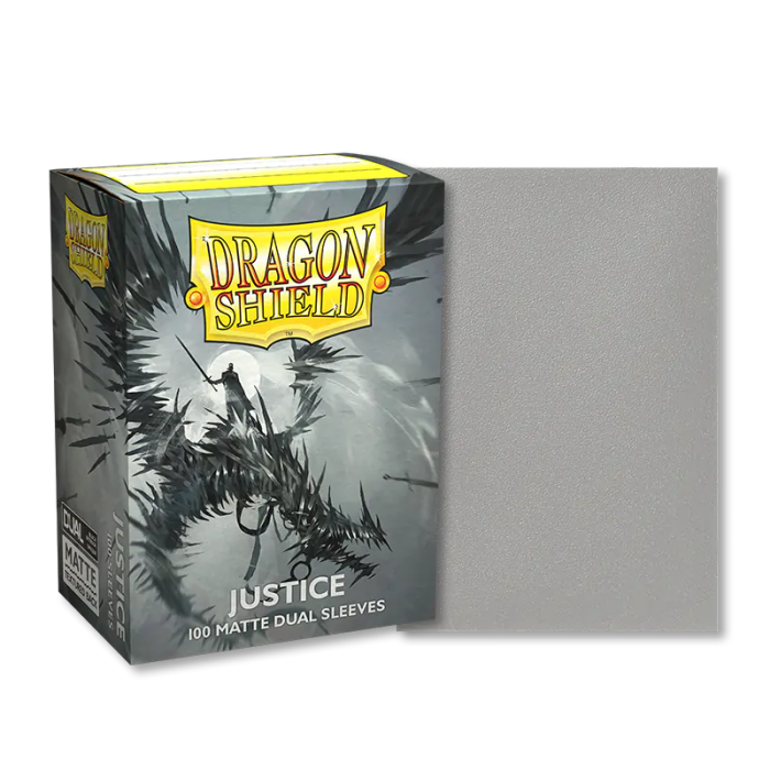 Dragon Shield Standard 100 Matte Dual Sleeves Justice