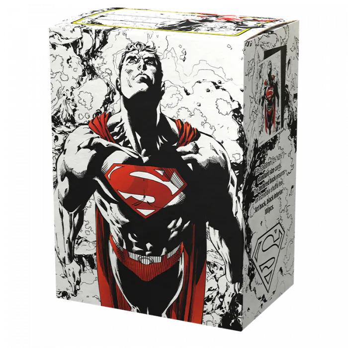 Dragon Shield Standard 100 Dual Art Superman Core (Red/White)