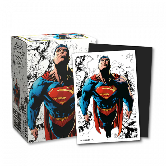 Dragon Shield Standard 100 Matte Dual Art Superman Full Color