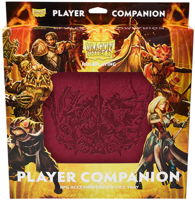 Dragon Shield Player Companion Blood Red