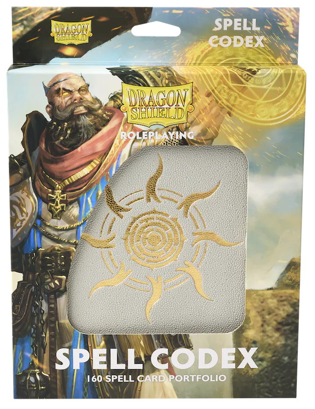 Dragon Shield Spell Codex 160 Spell Cards Portfolio Ashen White