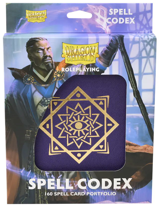 Dragon Shield Spell Codex 160 Spell Card Portfolio Arcane Purple