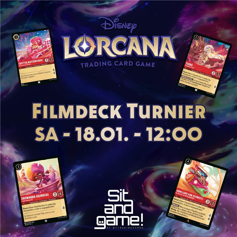 Lorcana Filmdeck-Turnier 18.01.25