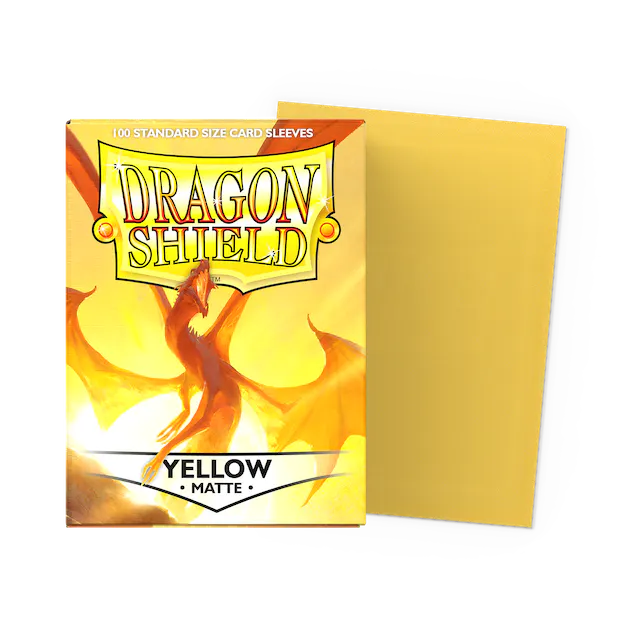 Dragon Shield Standard 100 Yellow Matte