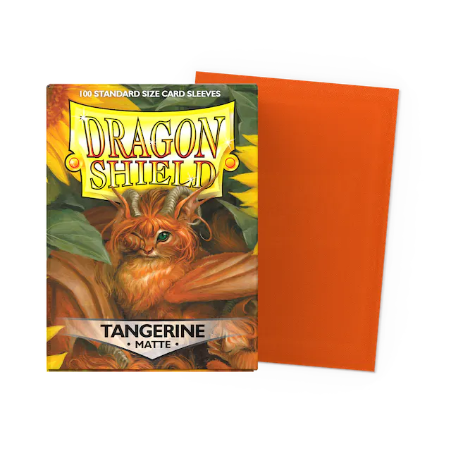 Dragon Shield Standard 100 Tangerine Matte