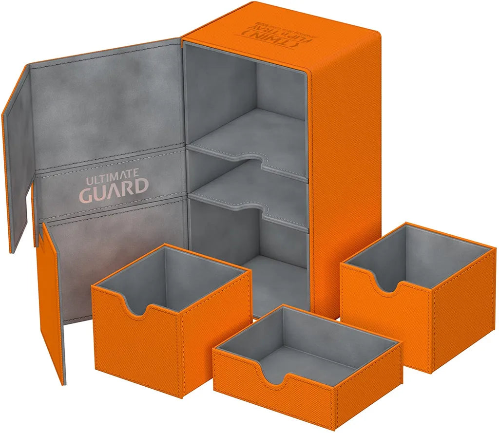 Ultimate Guard Twin Flip`n`Tray 266+ Xenoskin Dark Orange