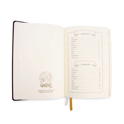 Glassstaff"DnD 5e Player Journal" (blue)