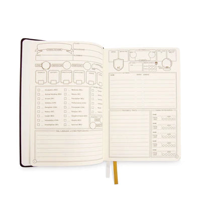Glassstaff"DnD 5e Player Journal" (blue)