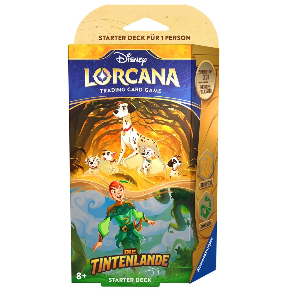 Disney Lorcana - Die Tintenlande - Starterdeck - Bernstein/Smaragd (Deutsch)