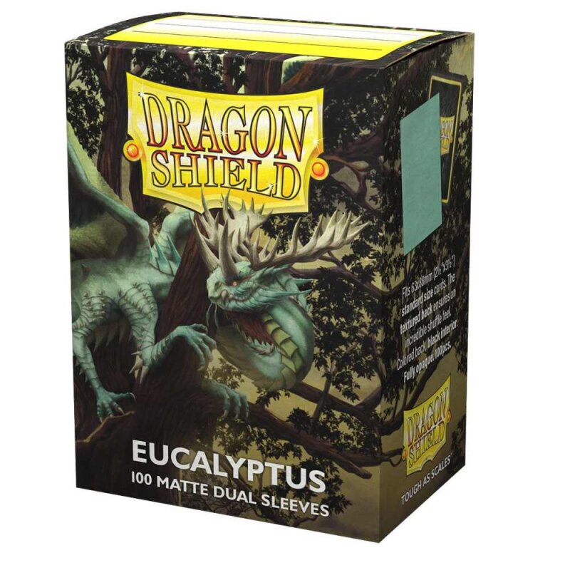 Dragon Shield Standard 100 Matte Dual Sleeves Eucalyptus