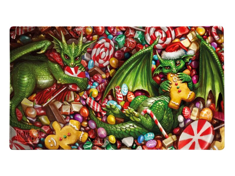 Dragon Shield Art Playmat + Tube - Christmas 2024 limited Edition