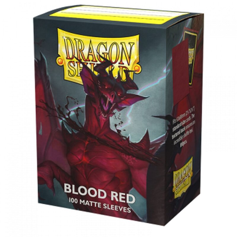 Dragon Shield Standard 100 Blood Red Matte