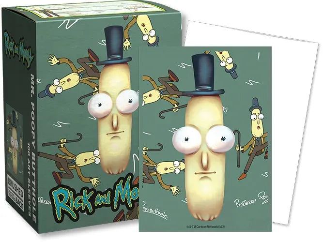 Dragon Shield Standard 100 Brushed Art Sleeves Mr. Poopy Butthole