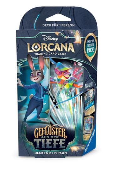 Disney Lorcana  "Geflüster aus der Tiefe" Starter Saphir/Stahl (deutsch)