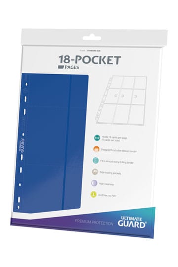 Ultimate Guard 18-Pocket Pages Side-Loading blau (10)