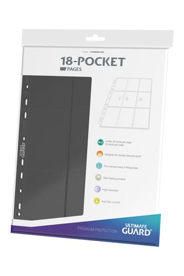 Ultimate Guard 18-Pocket Pages Side-Loading grau (10)