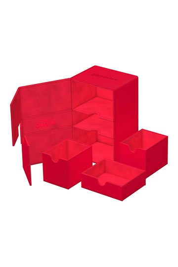 Ultimate Guard Twin Flip`n`Tray 160+ XenoSkin Monocolor Red