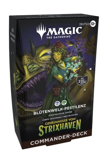 Secrets of Strixhaven Commander Decks "Witherbloom pestilence" deutsch