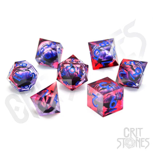 Glassstaff"Elder Dragon's Gaze Floating Eye RPG Dice Set"