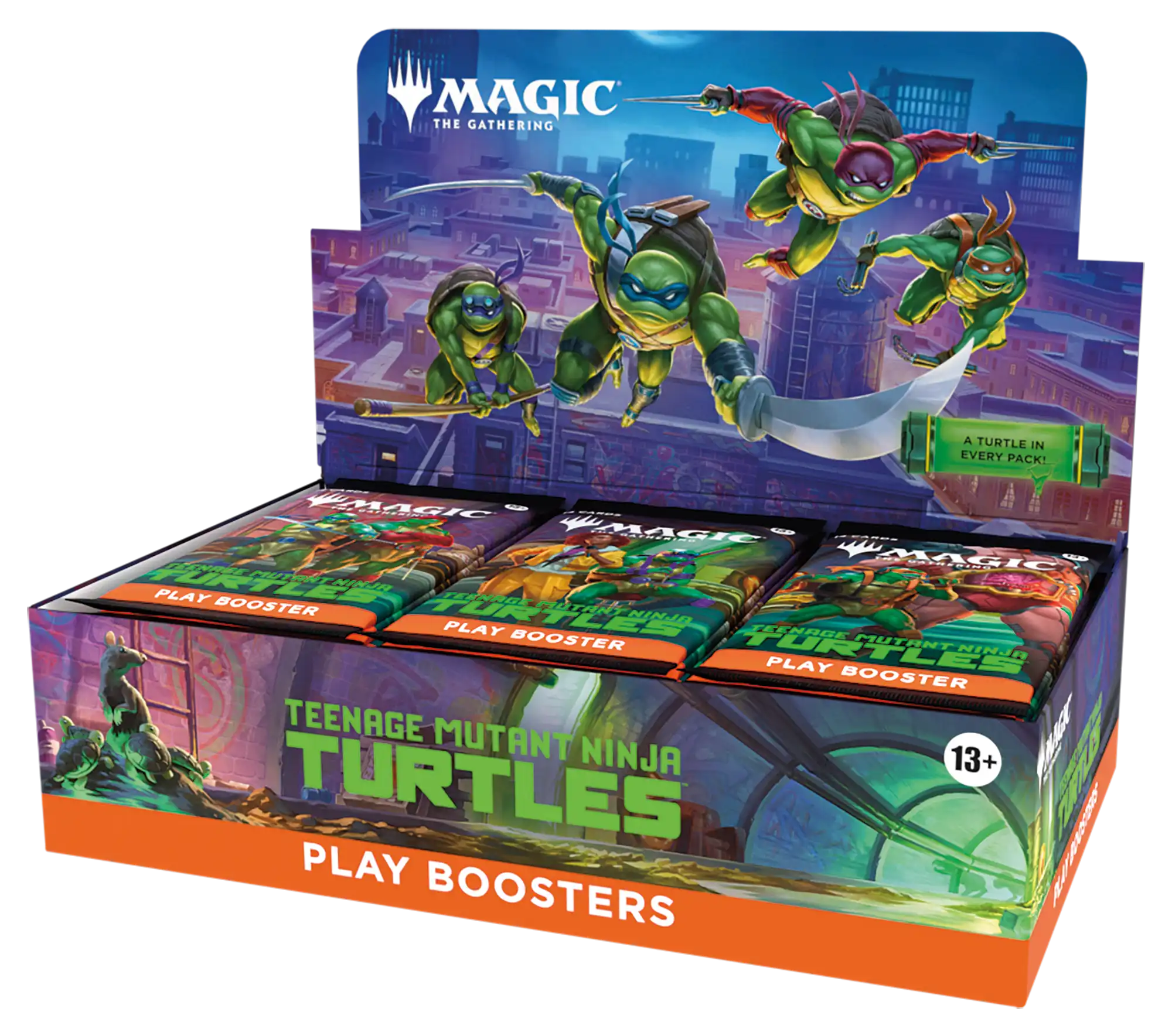 Teenage Mutant Ninja Turtles Play-Booster Display (deutsch)