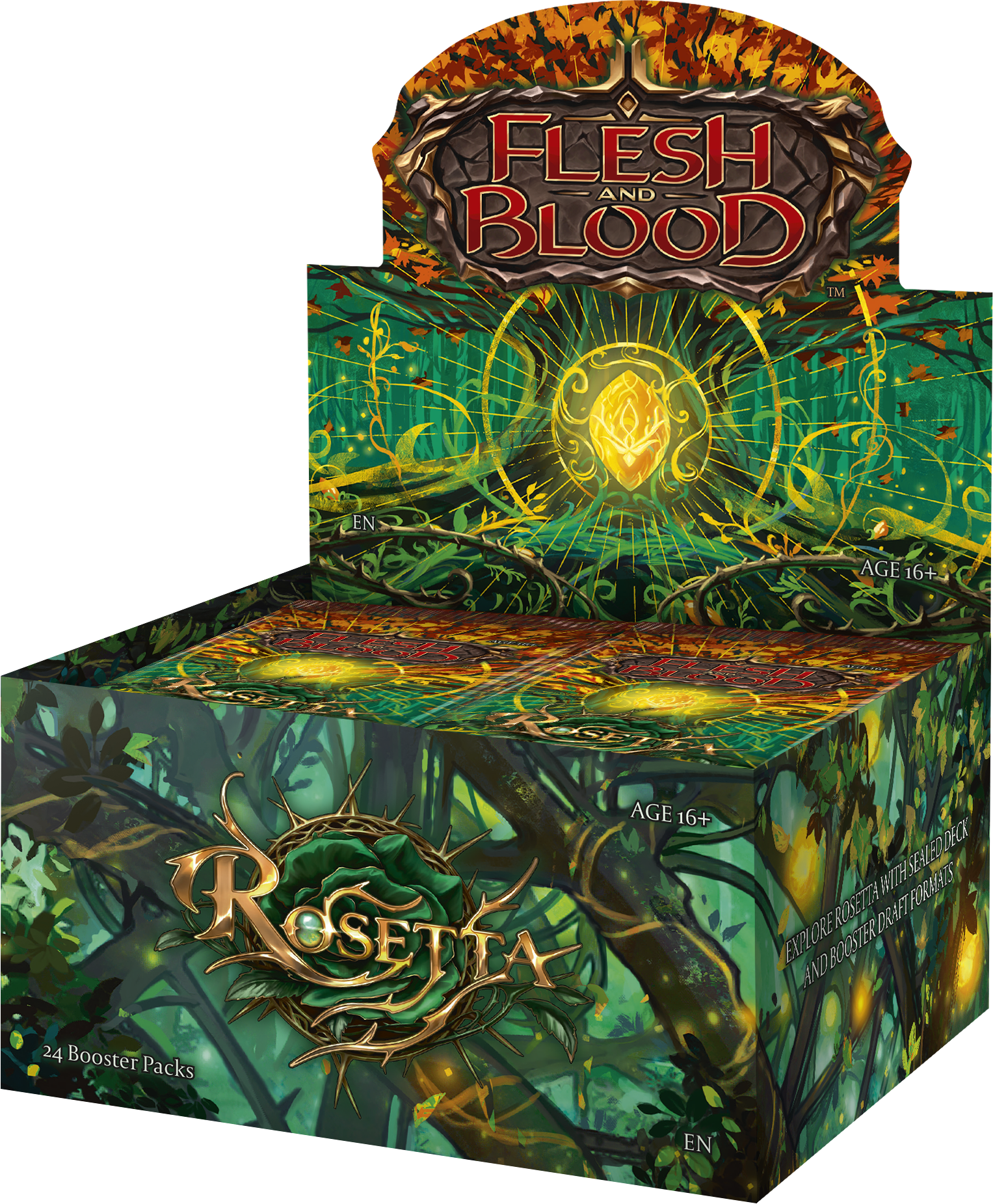 Flesh and Blood - Rosetta Booster Display (deutsch)