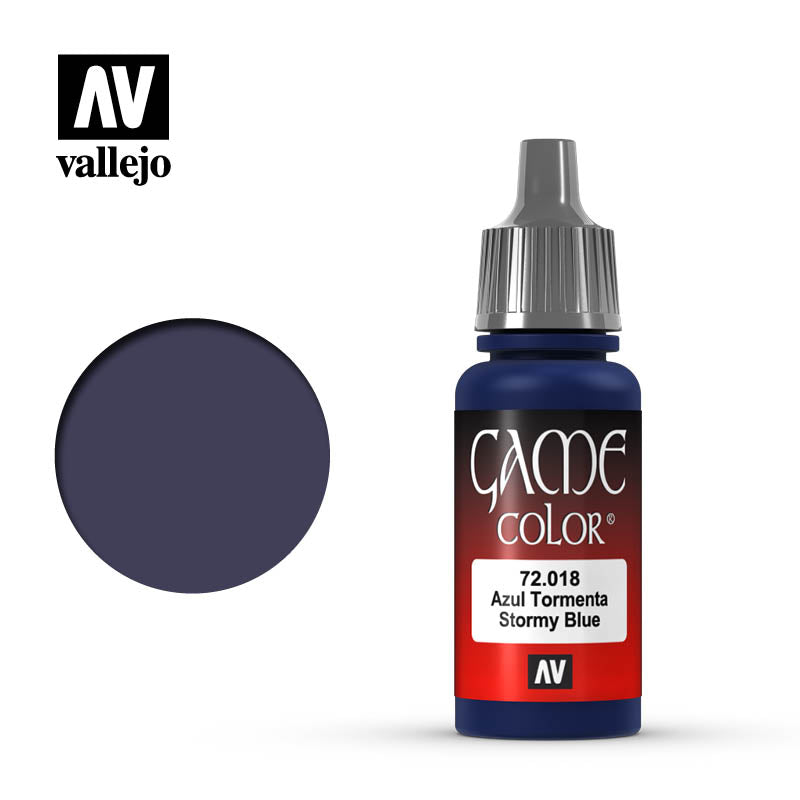 Vallejo - Stormy Blue 17 ml - Game Color