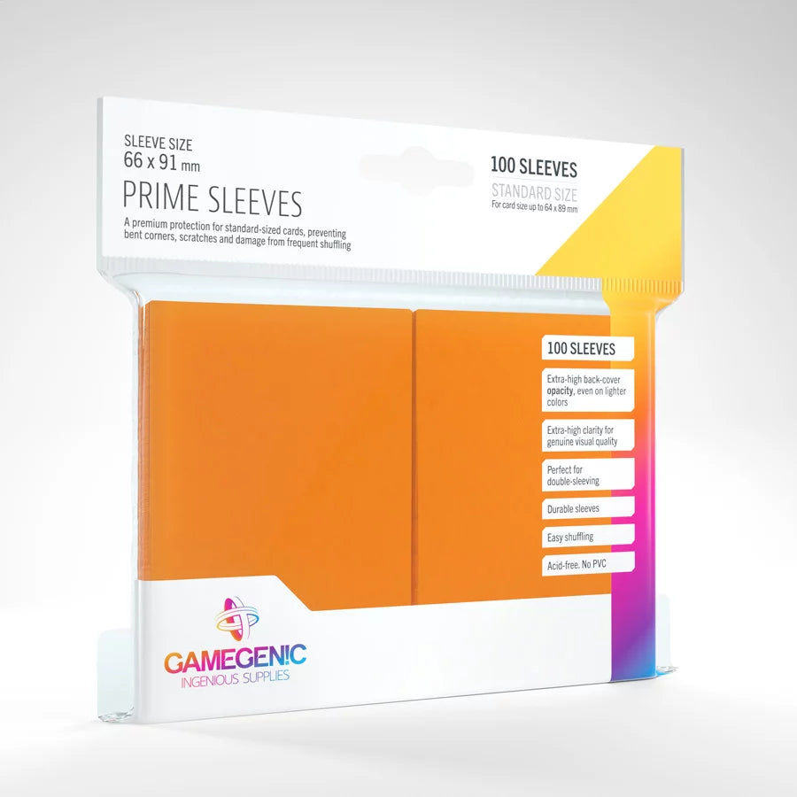 Gamegenic - Prime Sleeves orange (100 Sleeves)