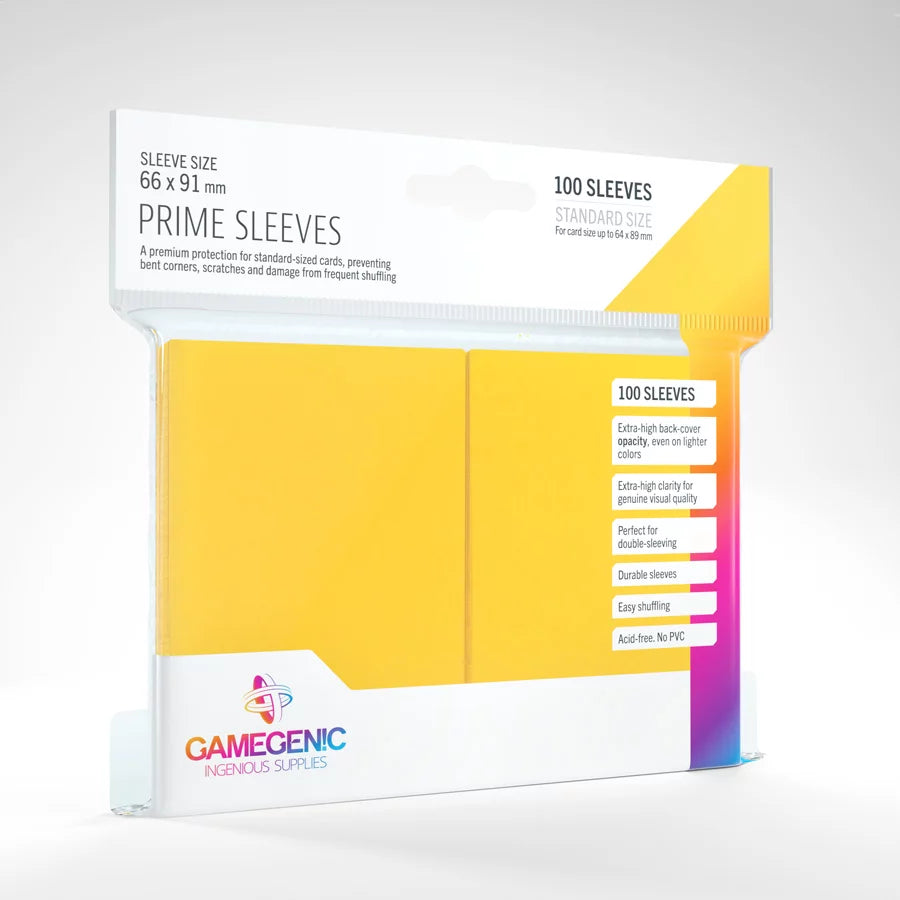 Gamegenic - Prime Sleeves yellow (100 Sleeves)