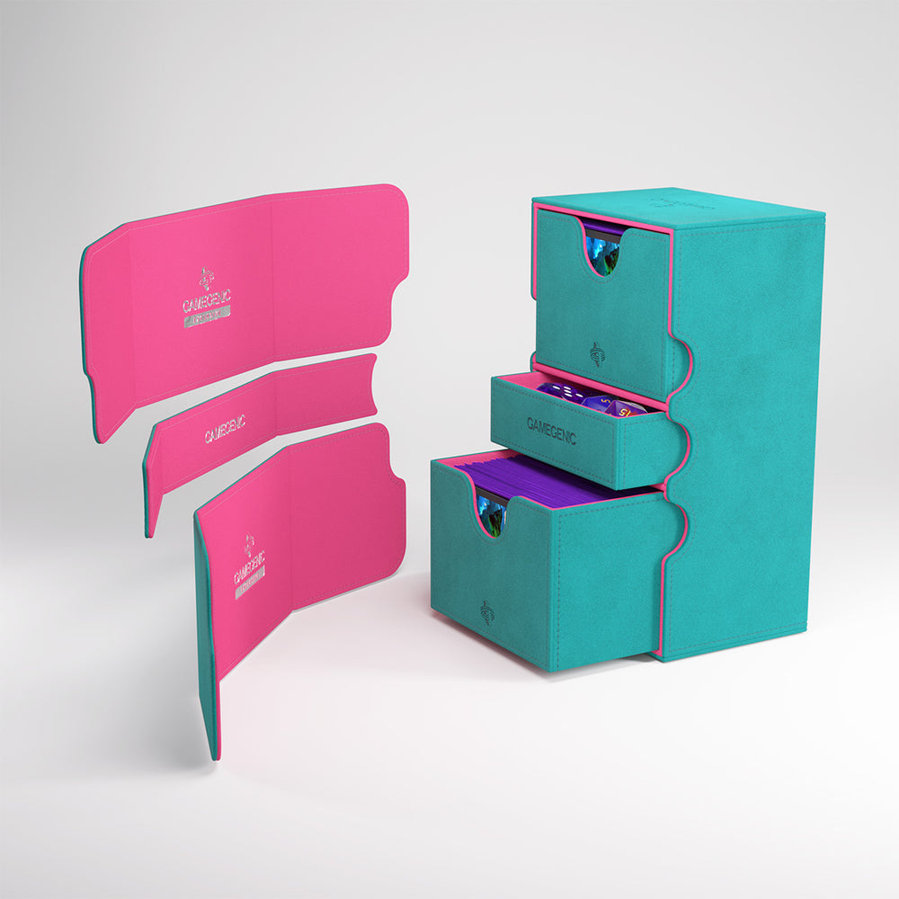 Gamegenic - Stronghold 200+ XL Exclusive Edition - Teal/Pink