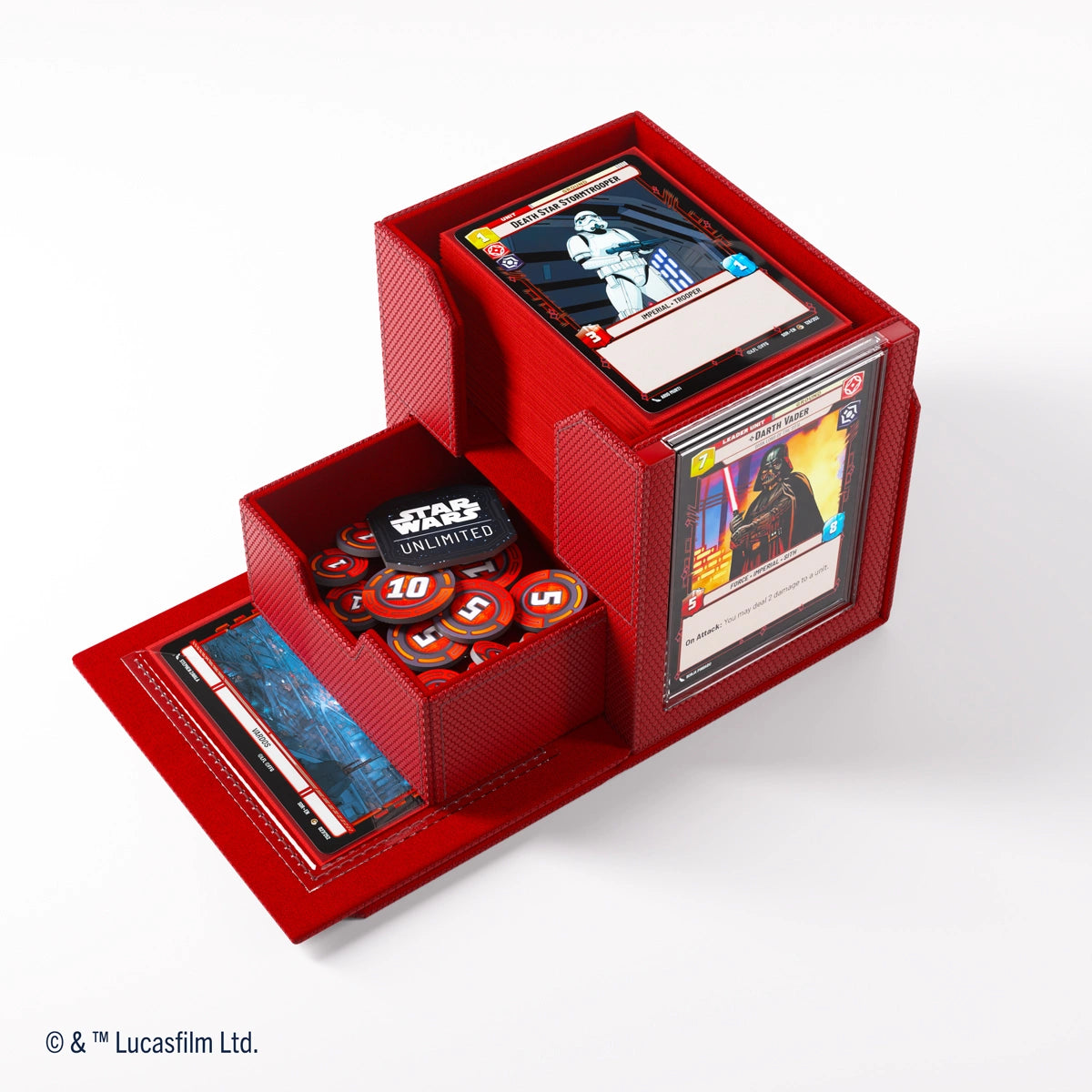 Gamegenic - Star Wars: Unlimited Deck Pod - Red