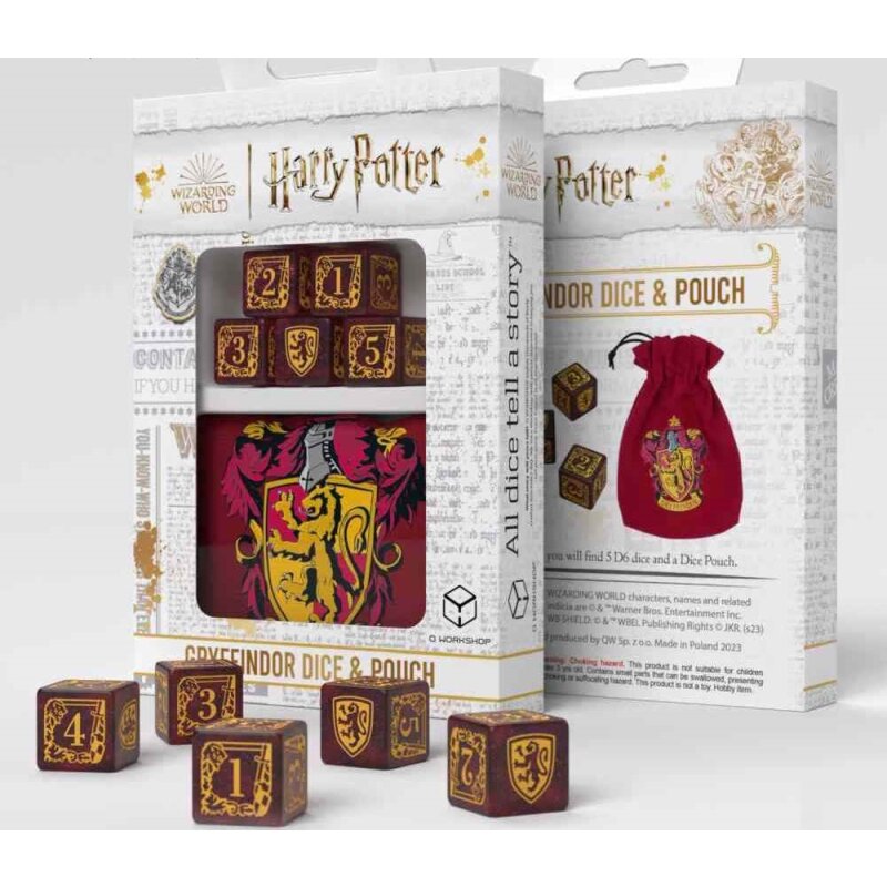 Gryffindor Dice & Pouch