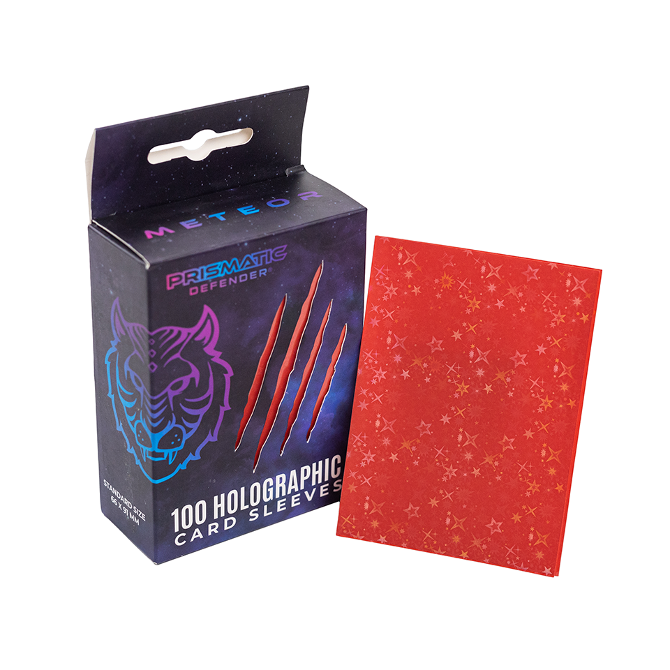 Holographic Card Sleeves "Meteor" Starfield