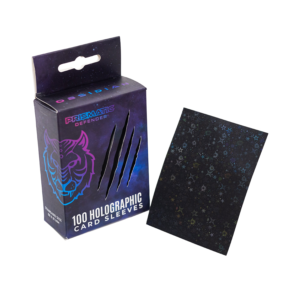 Holographic Card Sleeves "Obsidian" Starfield