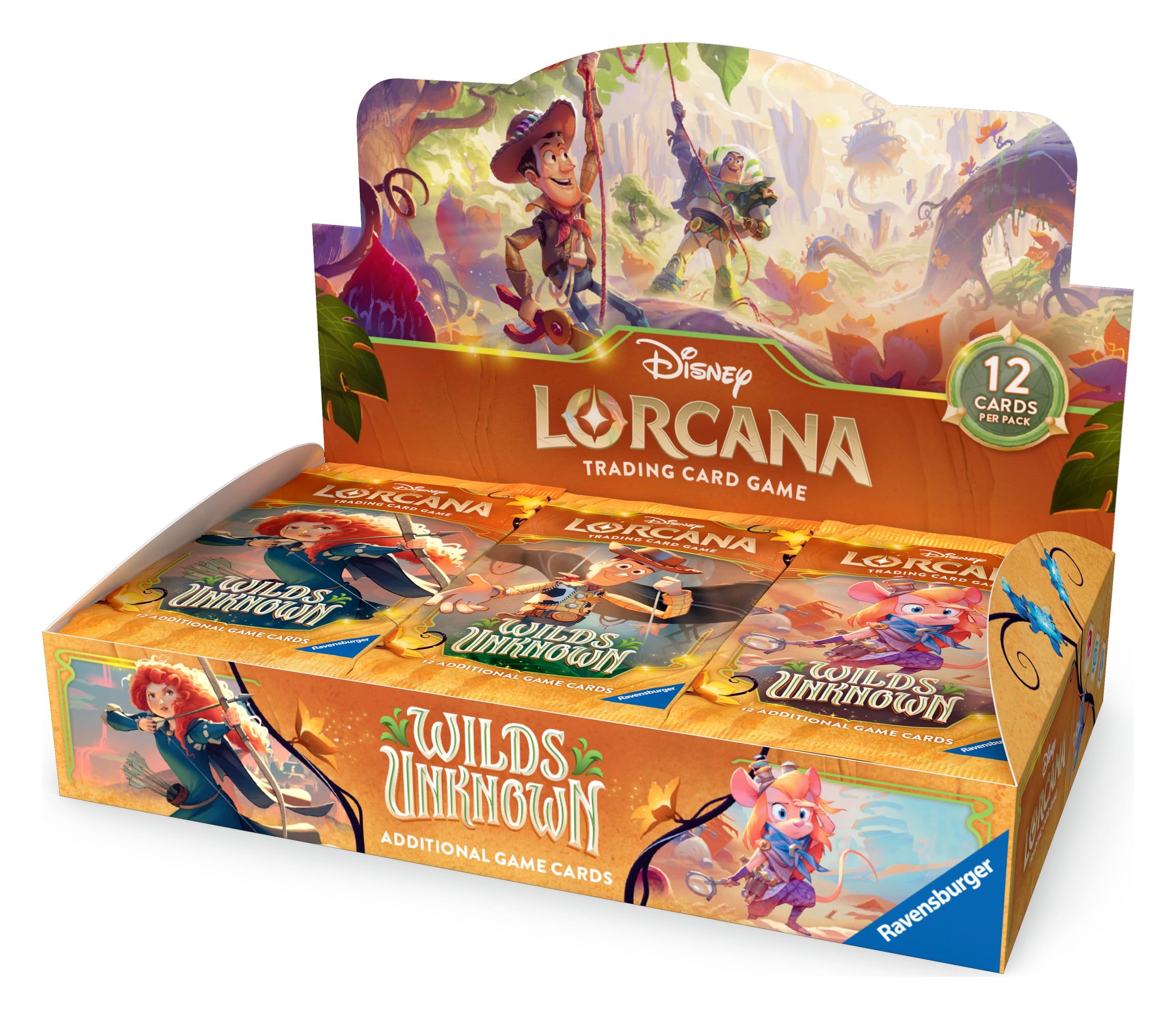 Disney Lorcana TCG "Unbekannte Wildnis" Booster Display (englisch)