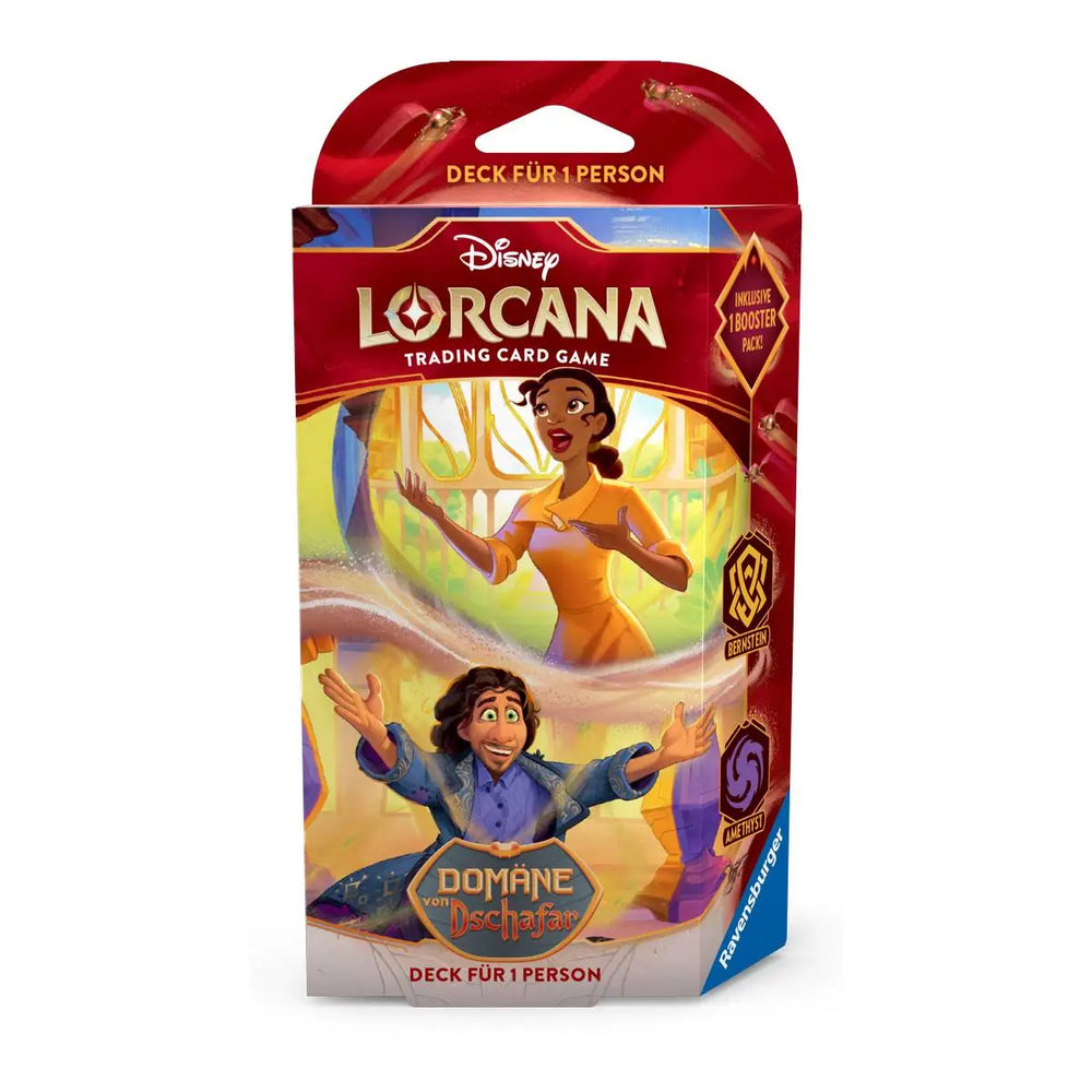 Disney Lorcana TCG "Reign of Jafar" Starterdeck Berstein/Amethyst (deutsch)