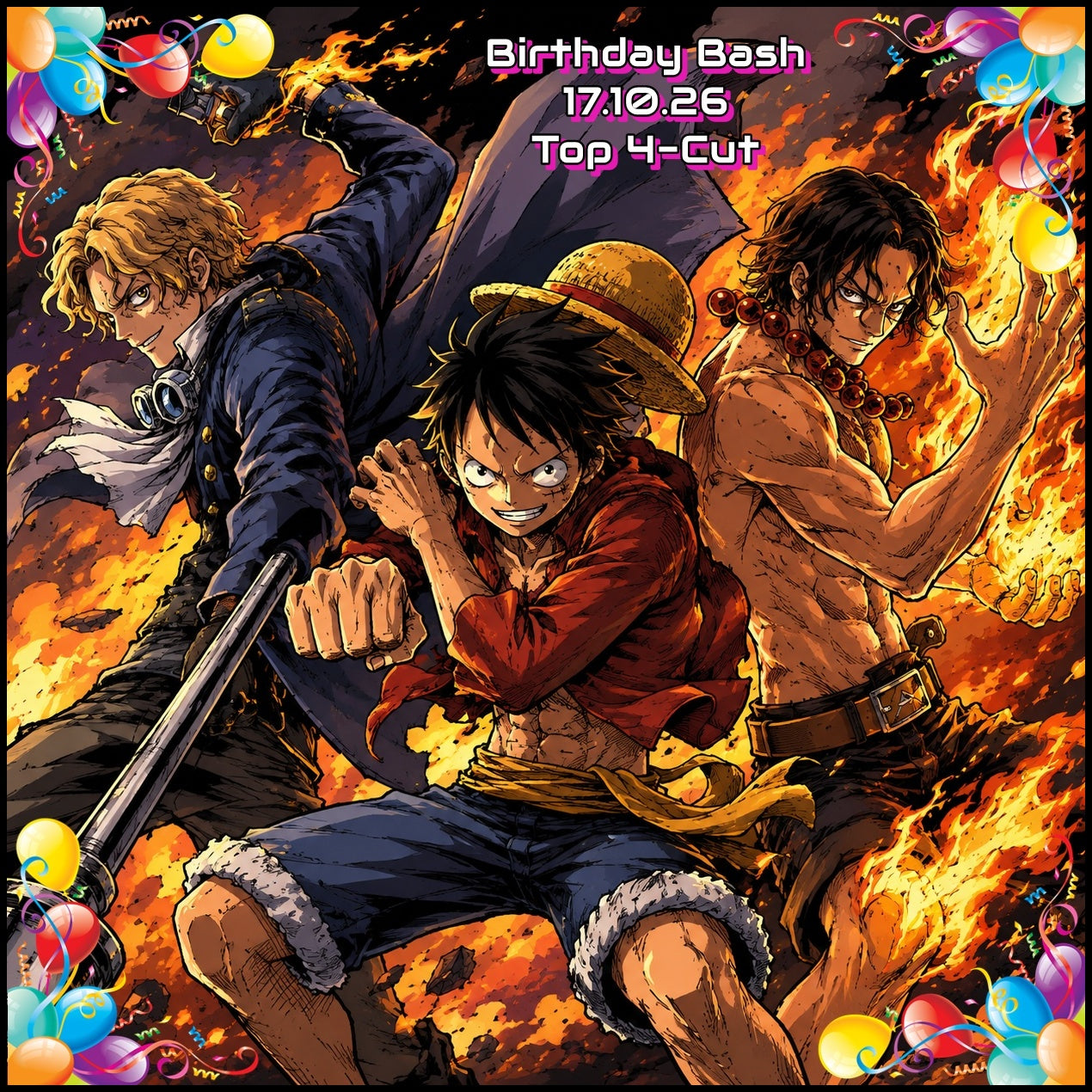 Birthday Bash - One Piece 17.10.26