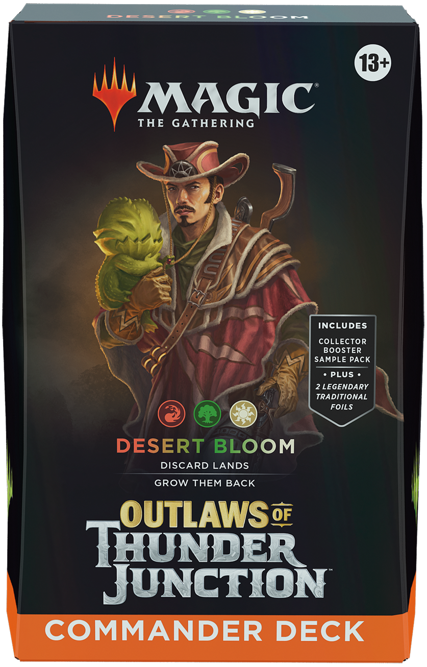 Outlaws of Thunder Junction Commander-Deck - Desert Bloom (englisch)