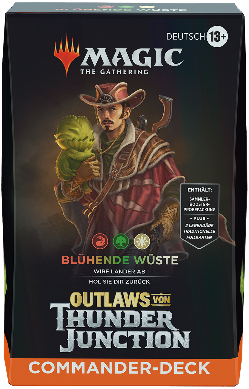 Outlaws von Thunder Junction Commander-Deck - Blühende Wüste (deutsch)