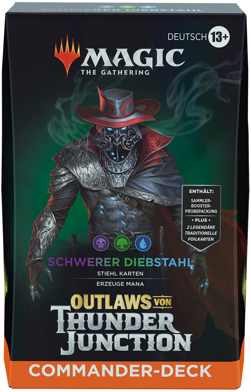 Outlaws von Thunder Junction Commander-Deck - Schwerer Diebstahl (deutsch)