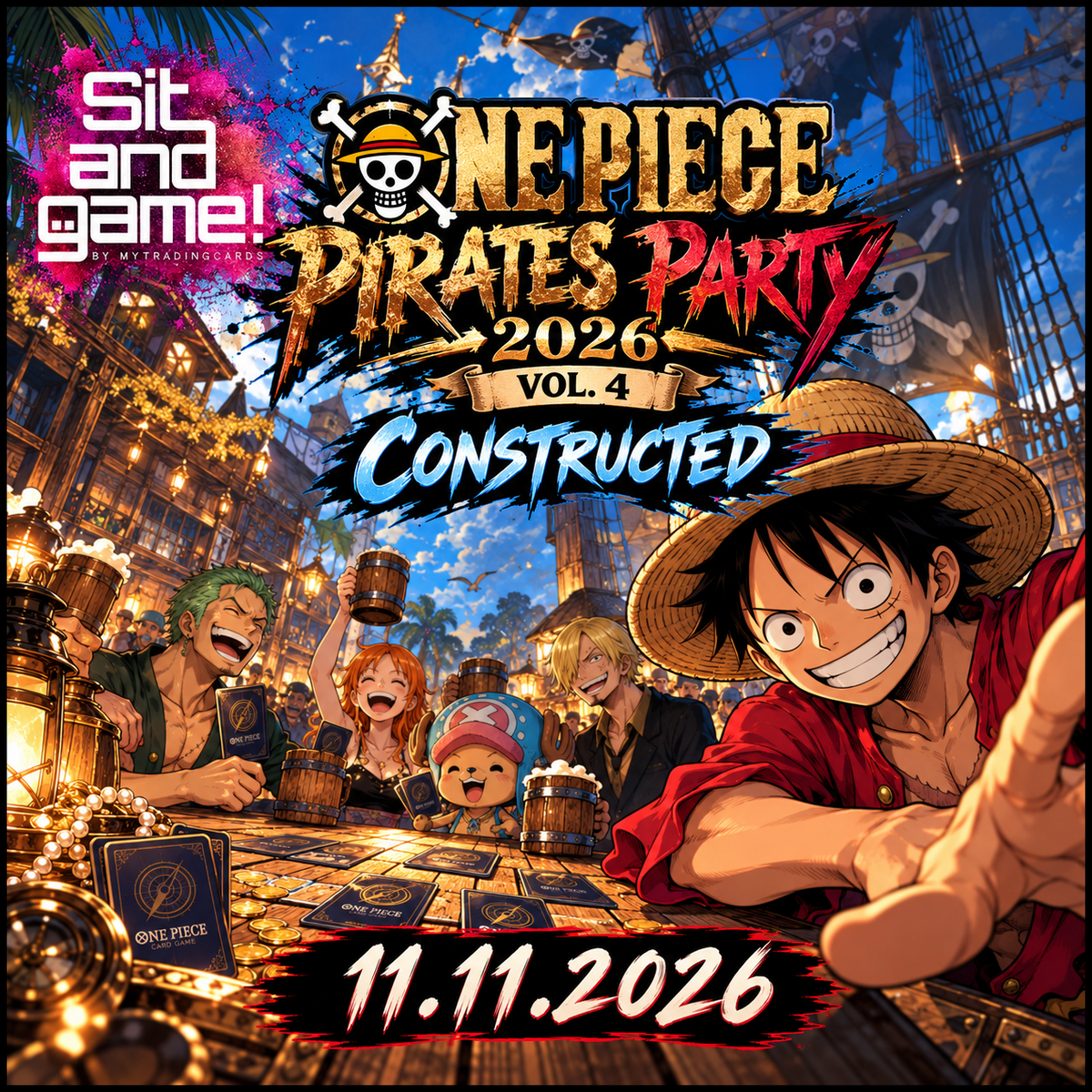 One Piece Pirates Party 2026 Vol.4 Constructed 11.11.2026