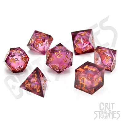 Royal Nebula Liquid Core RPG Dice Set