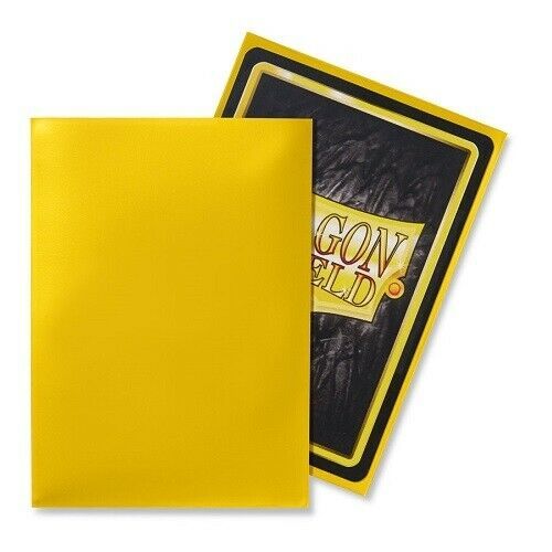 Dragon Shield Standard 100 Classic Yellow Sleeves