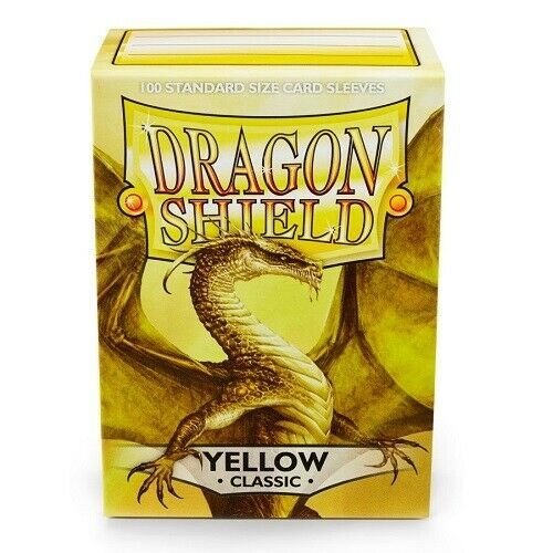 Dragon Shield Standard 100 Classic Yellow Sleeves