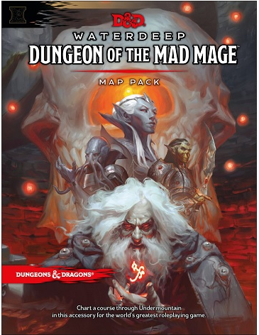 D&D Waterdeep Dungeon of the Mad Mage Maps (Englisch)