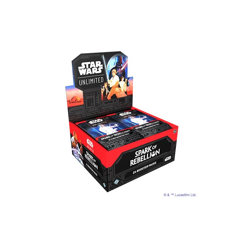 Star Wars: Unlimited – Spark of Rebellion Booster-Display (Englisch)